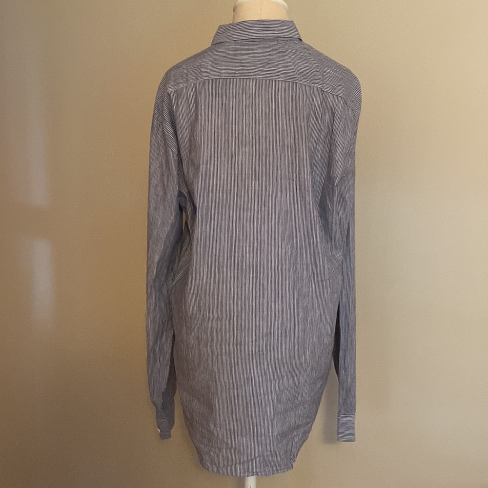 Theory Linen Blend Button Down - image 3